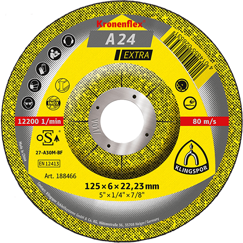 Klingspor A24 Extra Metal Grinding Disc