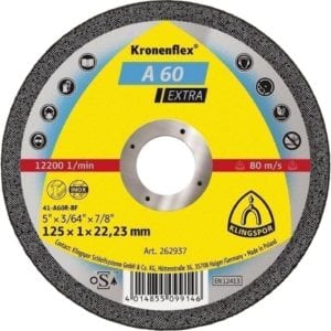 Klingspor A60 EXTRA Inox Thin Cutting Disc "GOOD"