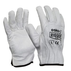 Drivers Cowgrain Riggers Gloves