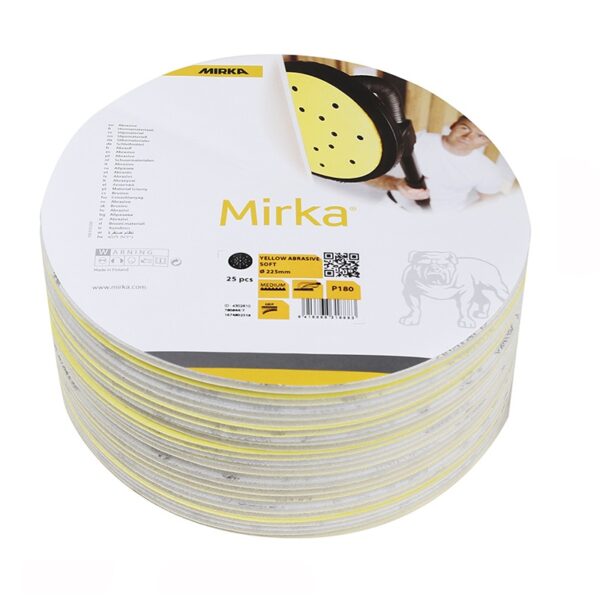 Mirka Soft Grip Yellow 225mm 27H